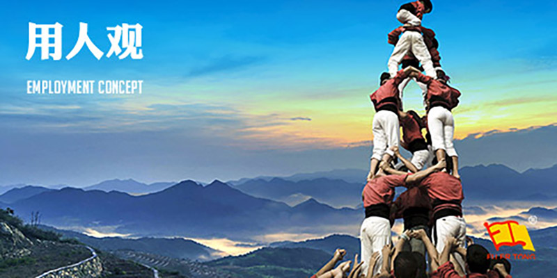 以人為本、知人善用、團(tuán)隊(duì)協(xié)作